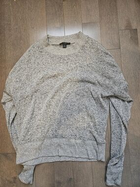 J. Crew Light Gray Crewneck Sweater